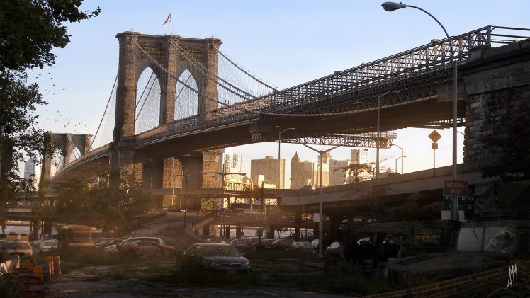 New York City, New Jersey, Bridge, Apocalyptic, Brooklyn Bridge HD Wallpaper Desktop Background
