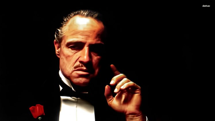 Marlon Brando, The Godfather, Photoshopped HD Wallpaper Desktop Background