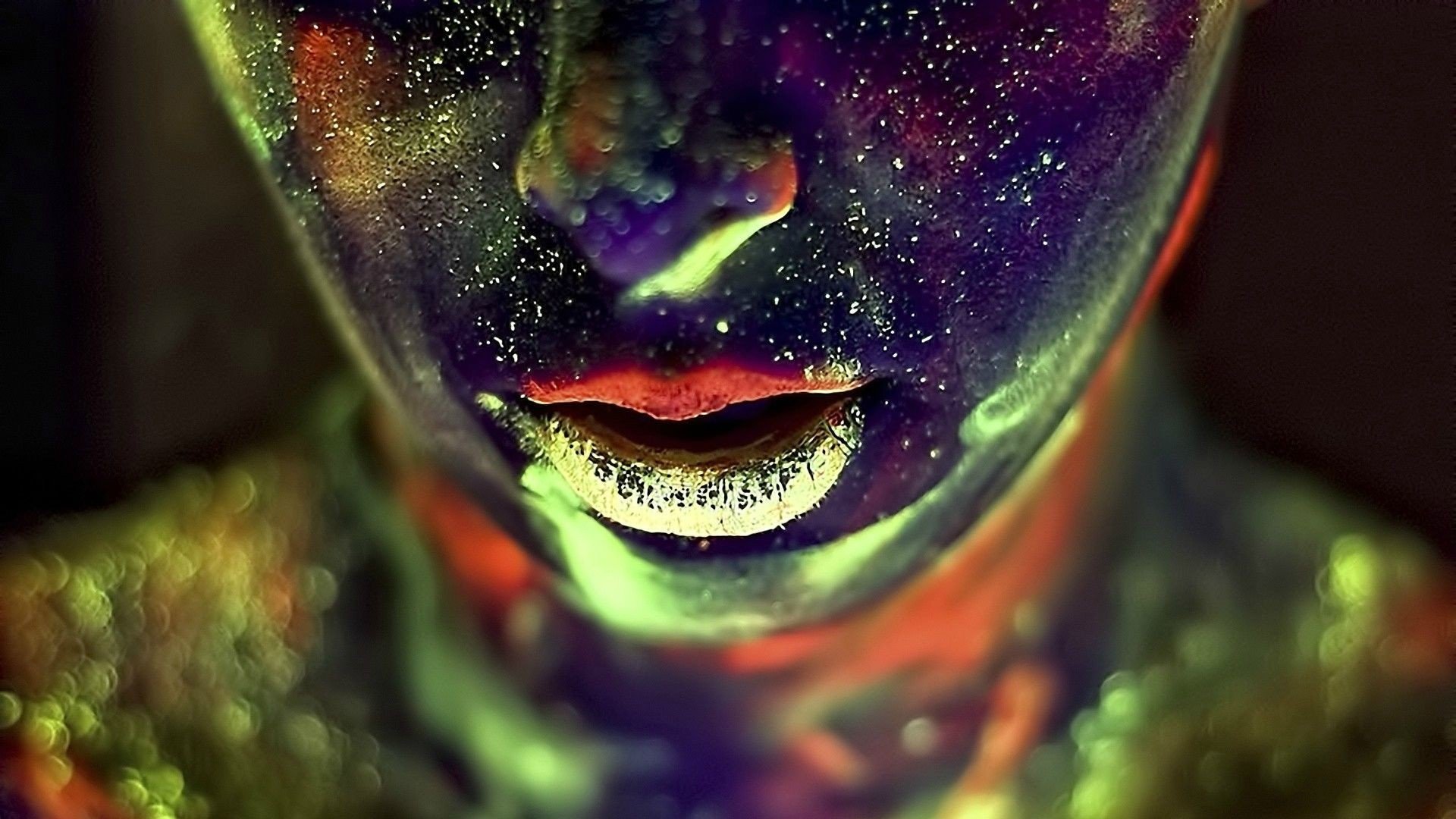 face, Colorful Wallpaper