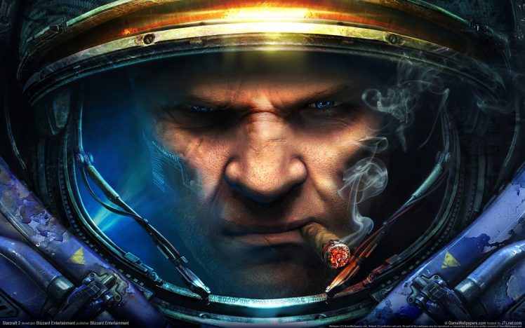 Starcraft II, Cigars HD Wallpaper Desktop Background