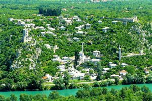 old, City, Town, Medieval, Mosque, Pocitelj, Bosnia, Neretva, River, Mostar, Bosnia and Herzegovina