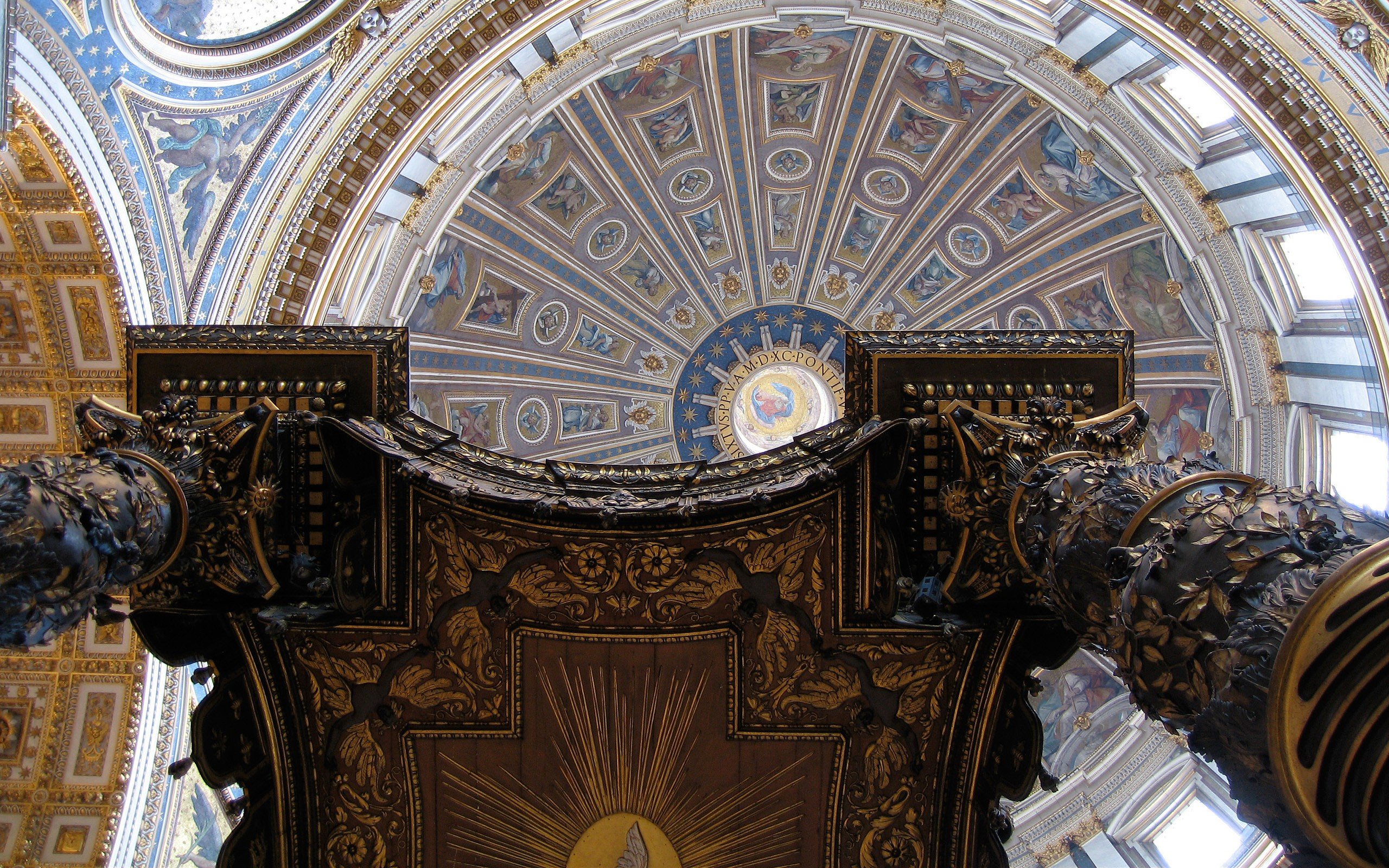interior, Cathedral Wallpaper