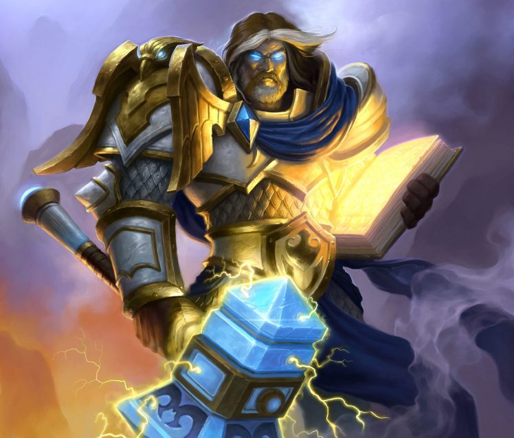 Uther the Lightbringer, Video games, Hearthstone: Heroes of Warcraft HD Wallpaper Desktop Background