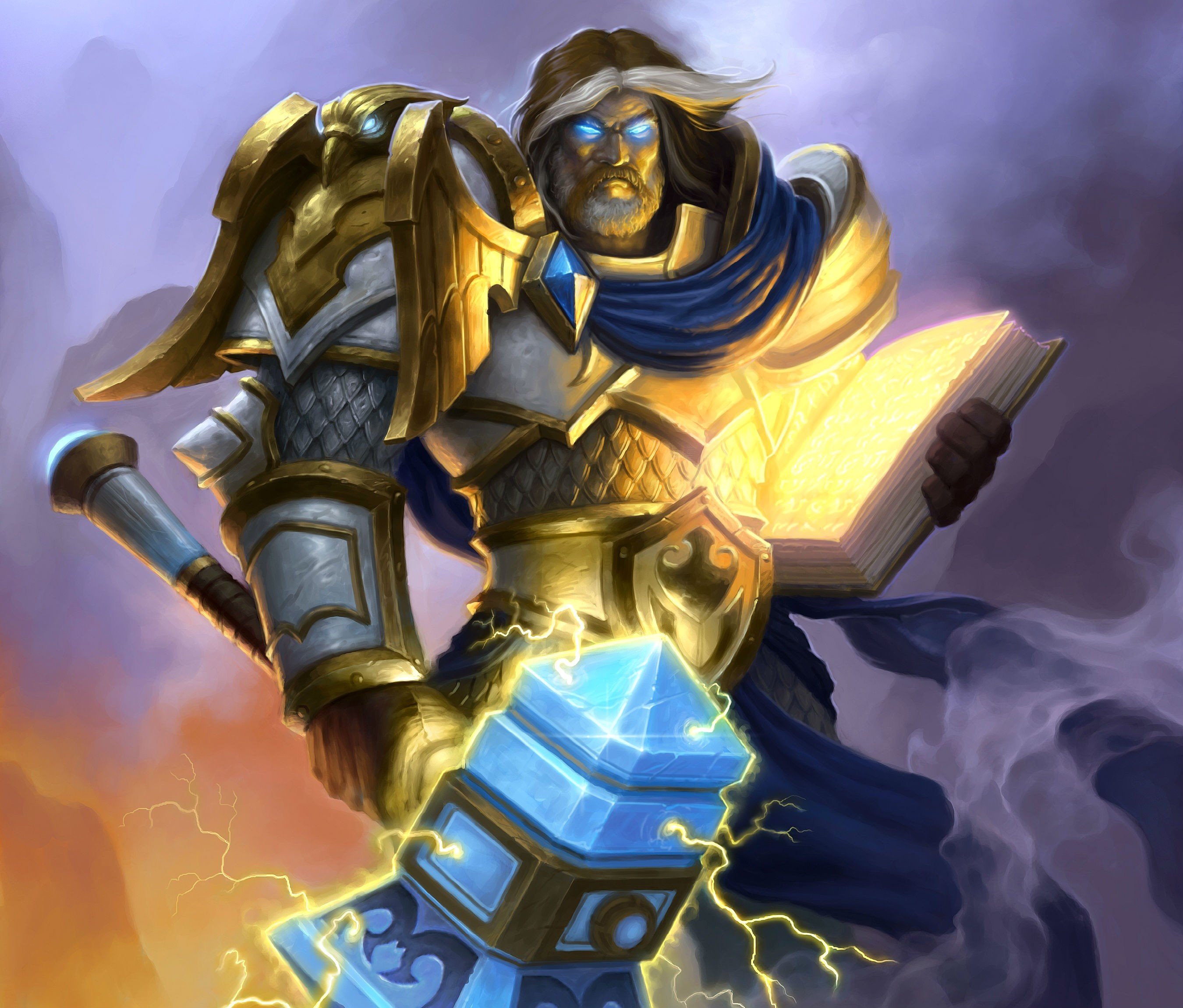Uther the Lightbringer, Video games, Hearthstone: Heroes of Warcraft Wallpaper