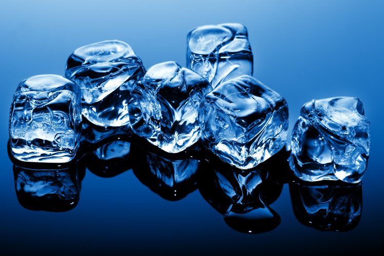 blue, Ice, Ice cubes HD Wallpaper Desktop Background
