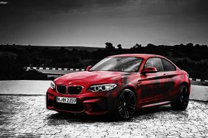red, BMW, BMW M2