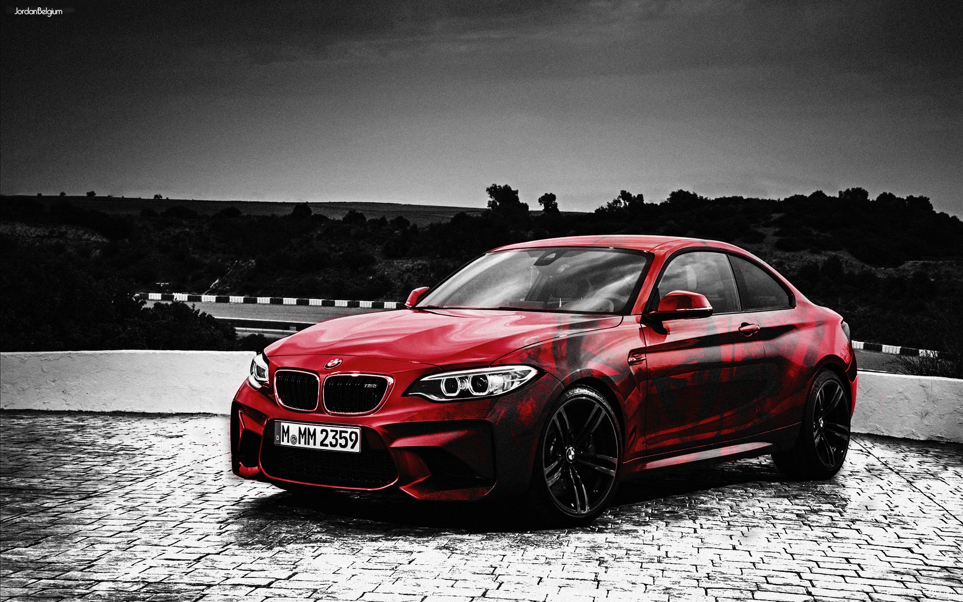 red, BMW, BMW M2 Wallpaper