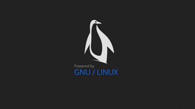 Linux, GNU, GNU   Linux, Minimalism HD Wallpaper Desktop Background