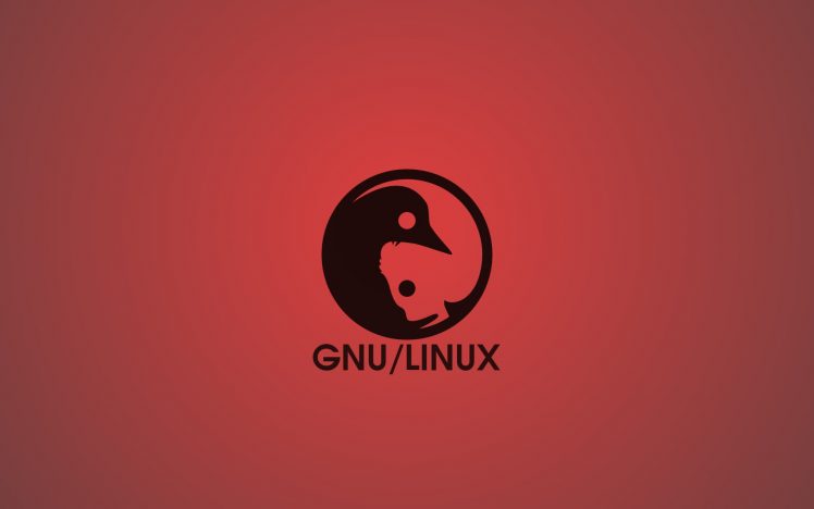 Linux, GNU, GNU   Linux, Minimalism HD Wallpaper Desktop Background