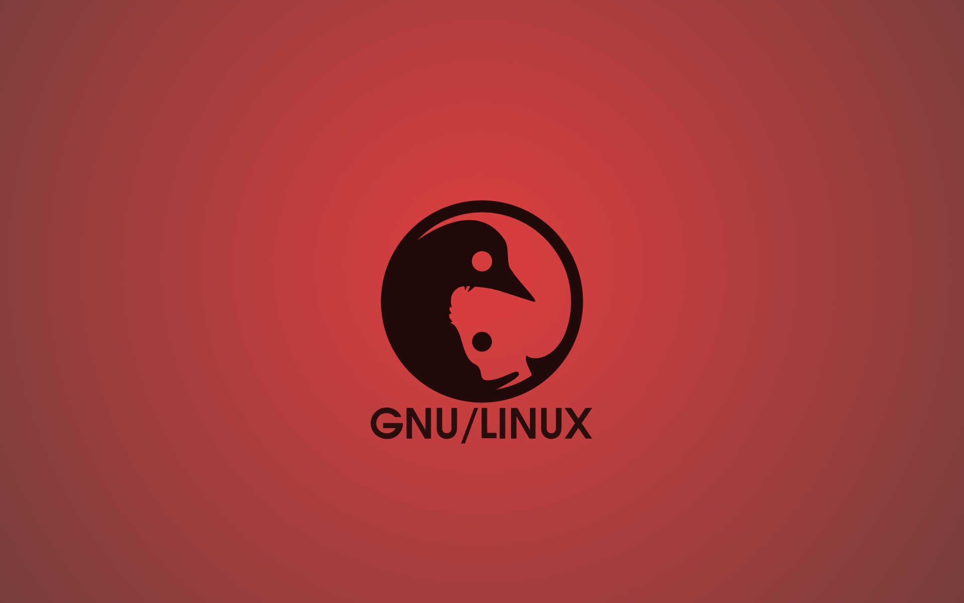 Linux, GNU, GNU   Linux, Minimalism Wallpaper