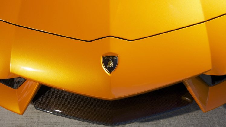 Lamborghini, Lamborghini Aventador, Hood, Logo, Cosmin HD Wallpaper Desktop Background