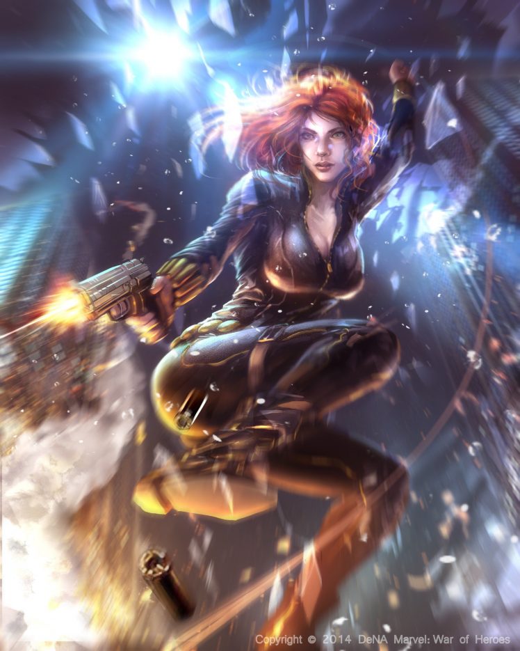 Black Widow HD Wallpaper Desktop Background