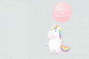 unicorns, Magic, Minimalism, Rainbows