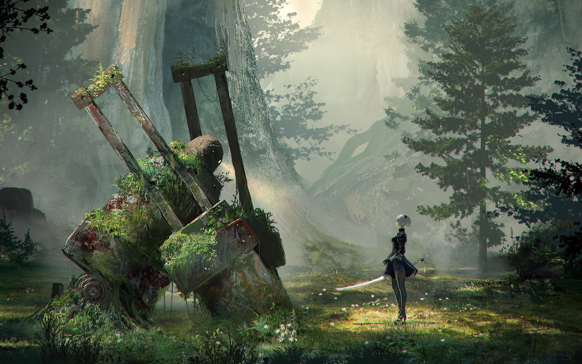 video games, NieR Wallpaper