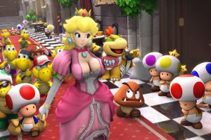 Princess Peach, Super Mario, Video games, Render