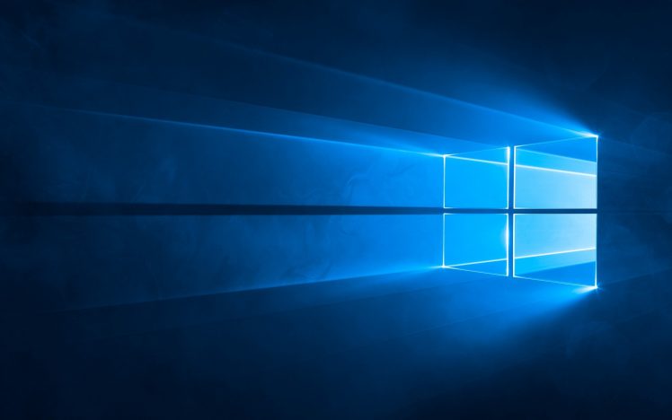 Microsoft, Windows 10, Blue HD Wallpaper Desktop Background