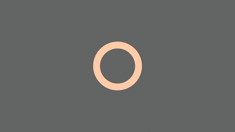 minimalism, Circle, Rings, Gray, Simple background HD Wallpaper Desktop Background
