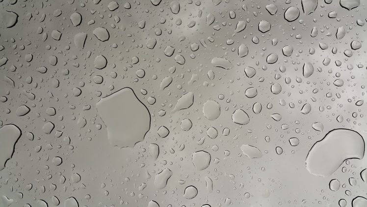 water on glass, Water drops HD Wallpaper Desktop Background