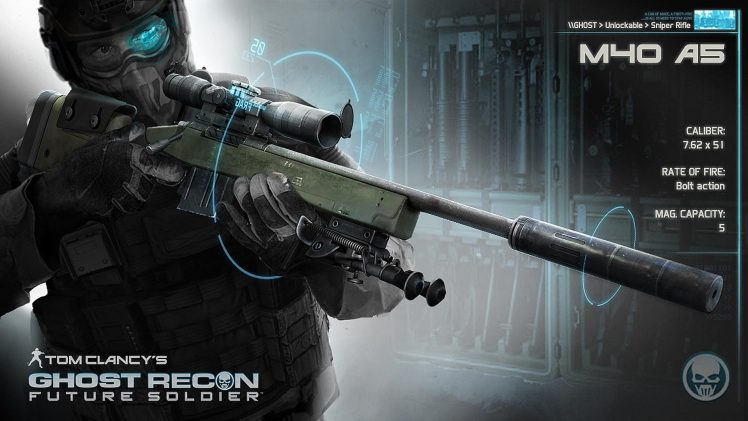 Silencer, Ghost Recon, Tom Clancys Ghost Recon, Remington 700 HD Wallpaper Desktop Background