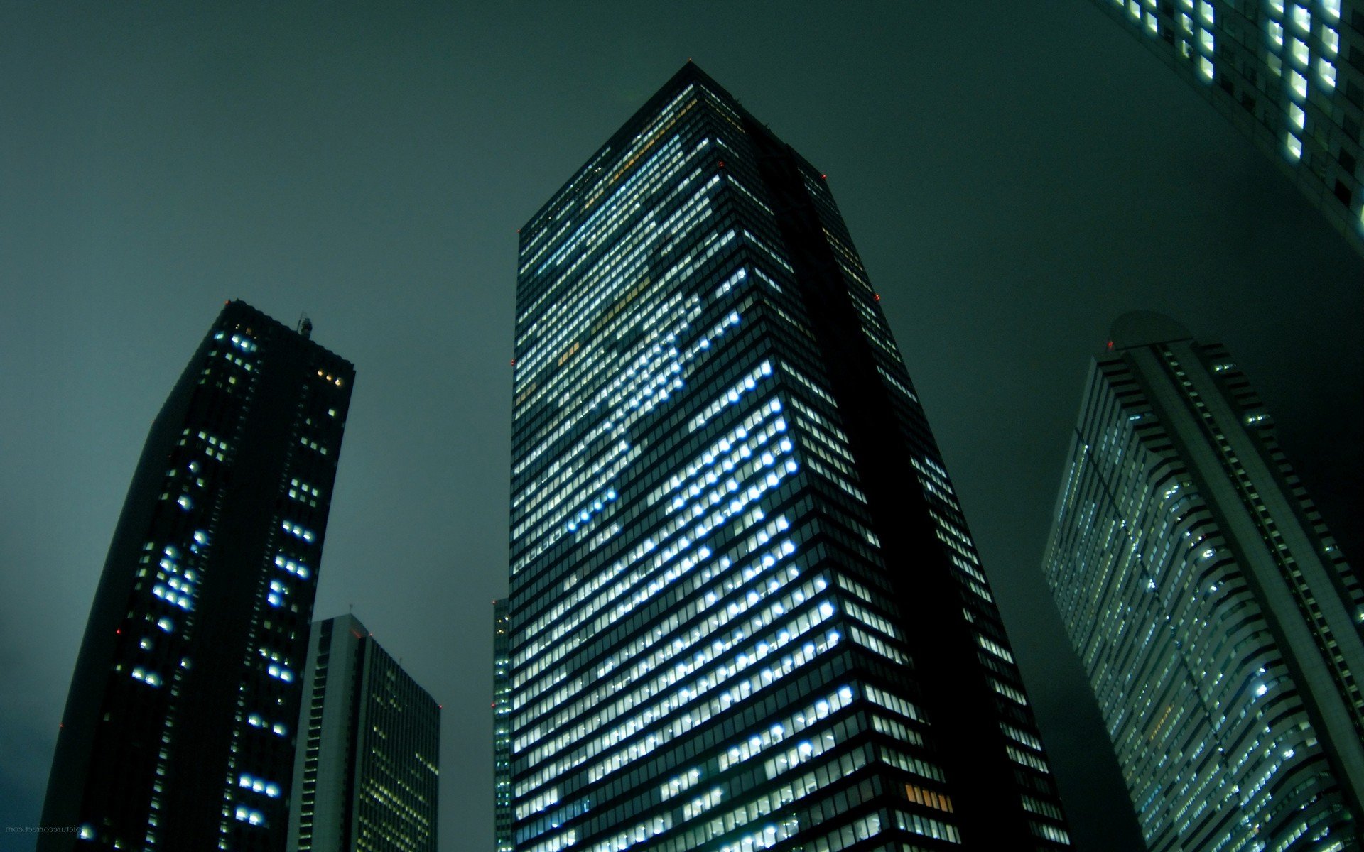 city, Skyscraper, Night Wallpaper