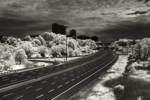 road, Monochrome, Black, White