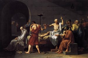 Socrates, Jacques Louis David, Philosophy, Painting, Artwork