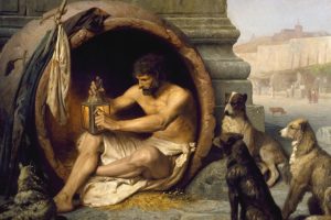 Jean Léon Gérôme, Diogenes, Painting, Philosophy, Artwork, Dog