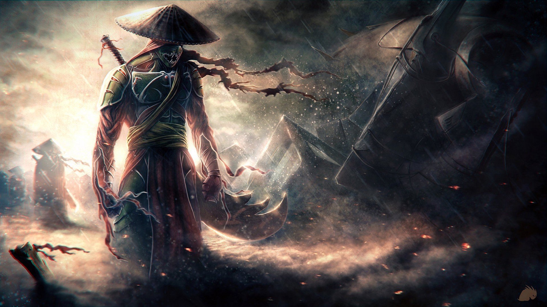 warrior, Samurai Wallpaper