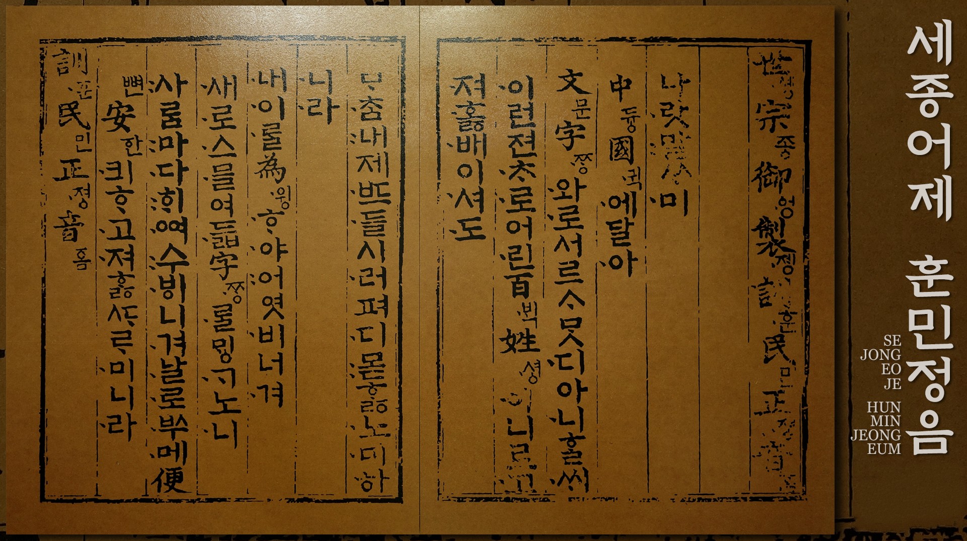 South Korea, Hunminjeongum, Letter Wallpaper