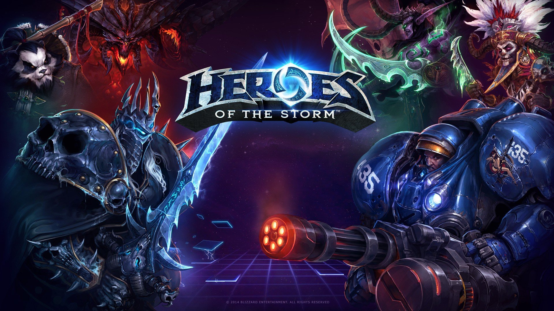 Blizzard Entertainment, Heroes of the storm, Video games Wallpaper