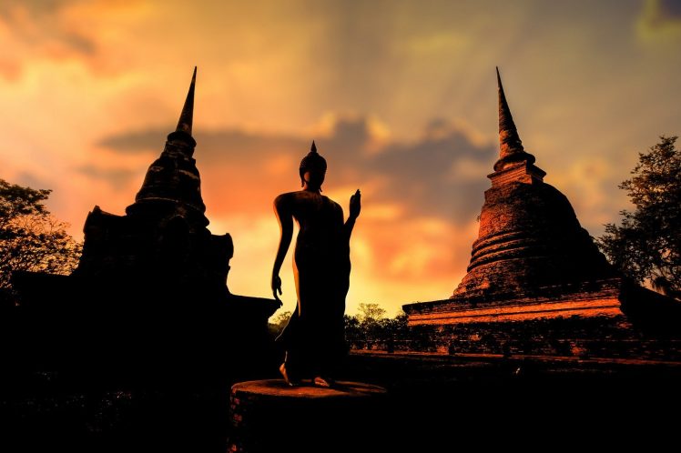 Buddha, Monks, Thailand HD Wallpaper Desktop Background