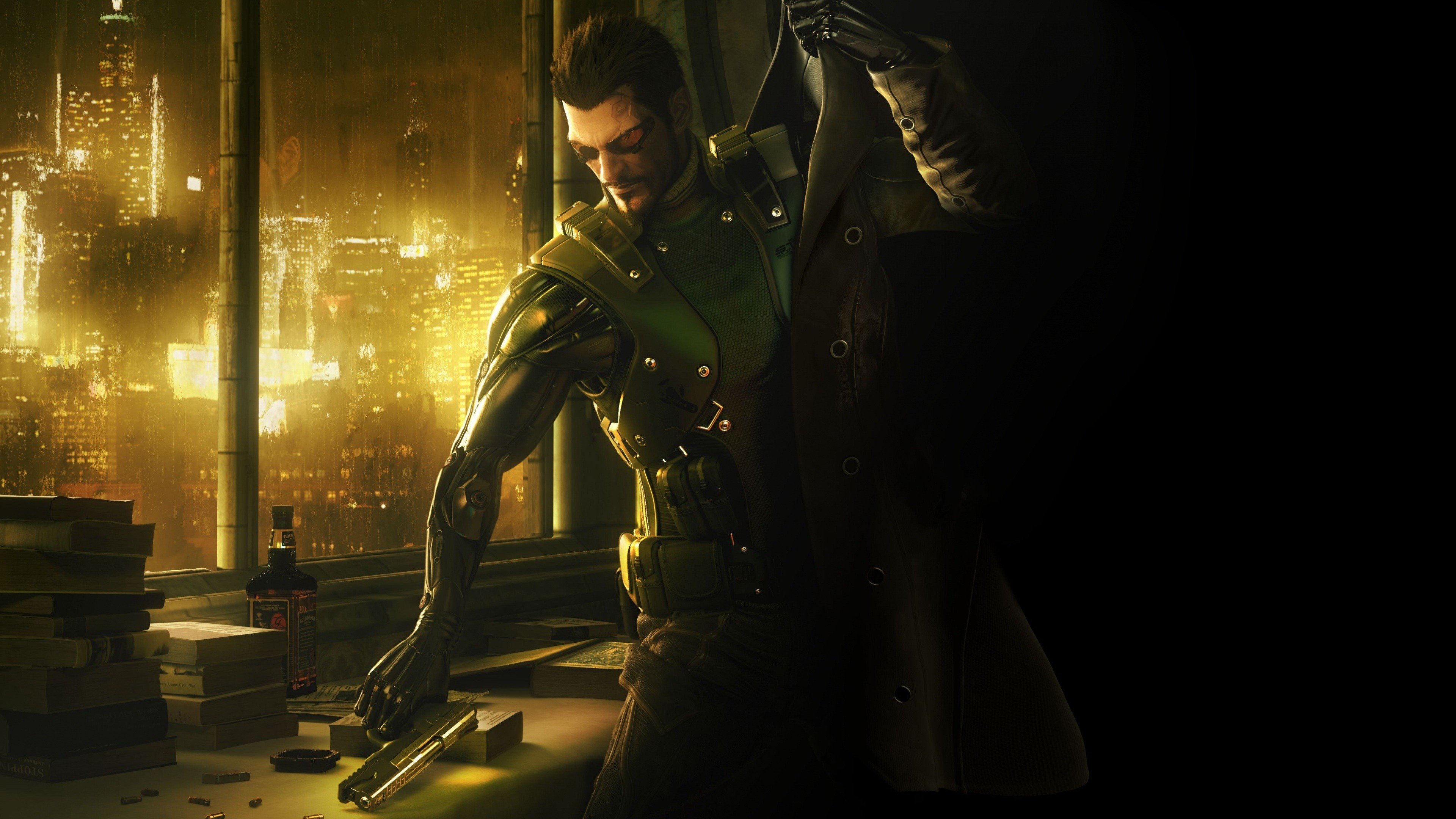 Adam Jensen, Deus Ex, Deus Ex: Human Revolution, Video games Wallpaper