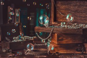 photography, Jewels, Bubbles, Boxes, Wood