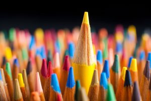 colorful pencils, Macro, Pencils