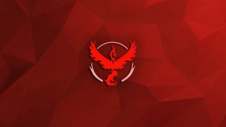 Team Valor, Poly, Red, Pokémon HD Wallpaper Desktop Background