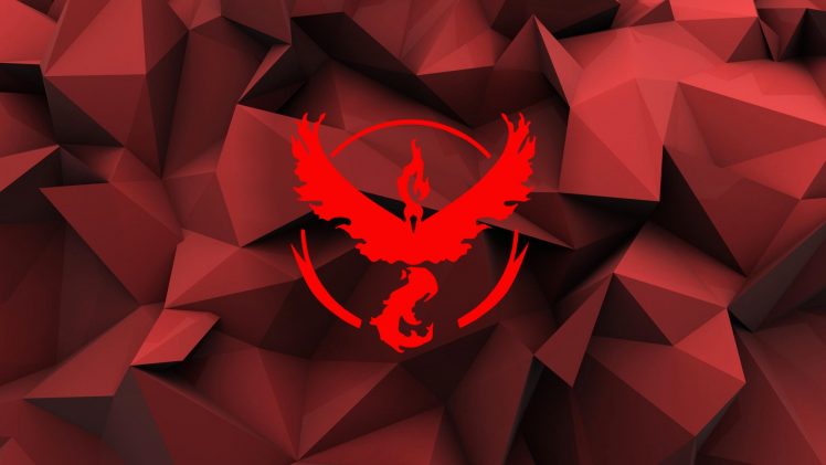 Team Valor, Poly, Red, Pokémon HD Wallpaper Desktop Background