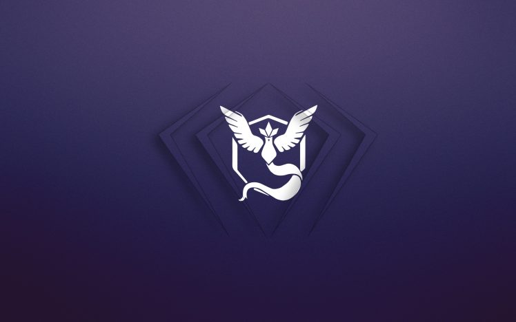 purple, Minimalism, Team Mystic, Pokemon Go HD Wallpaper Desktop Background
