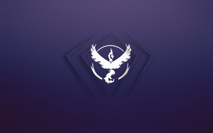 purple, Minimalism, Team Valor, White, Pokemon Go HD Wallpaper Desktop Background