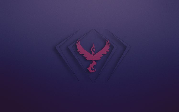 purple, Team Valor, Minimalism, Pokemon Go HD Wallpaper Desktop Background