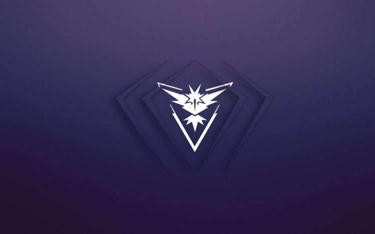 purple, Pokemon Go, Team Instinct, Minimalism HD Wallpaper Desktop Background