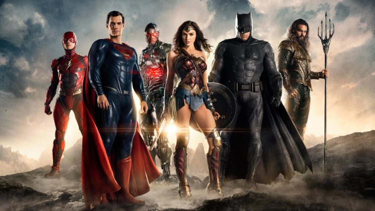 Wonder Woman, Aquaman, Justice League, The Flash, Superman, Cyborg (DC Comics), Batman HD Wallpaper Desktop Background