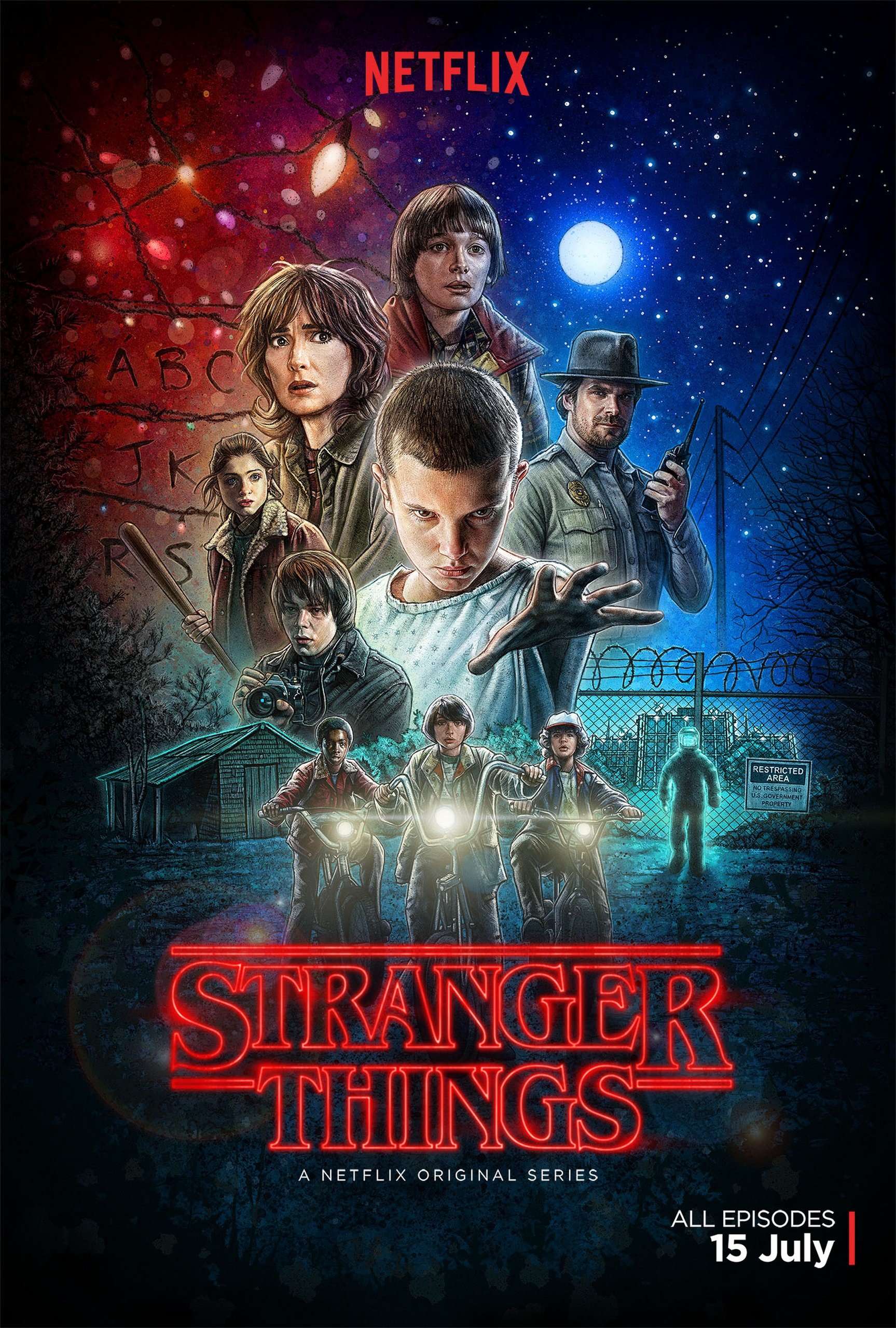 Stranger Things, Netflix, Poster Wallpaper