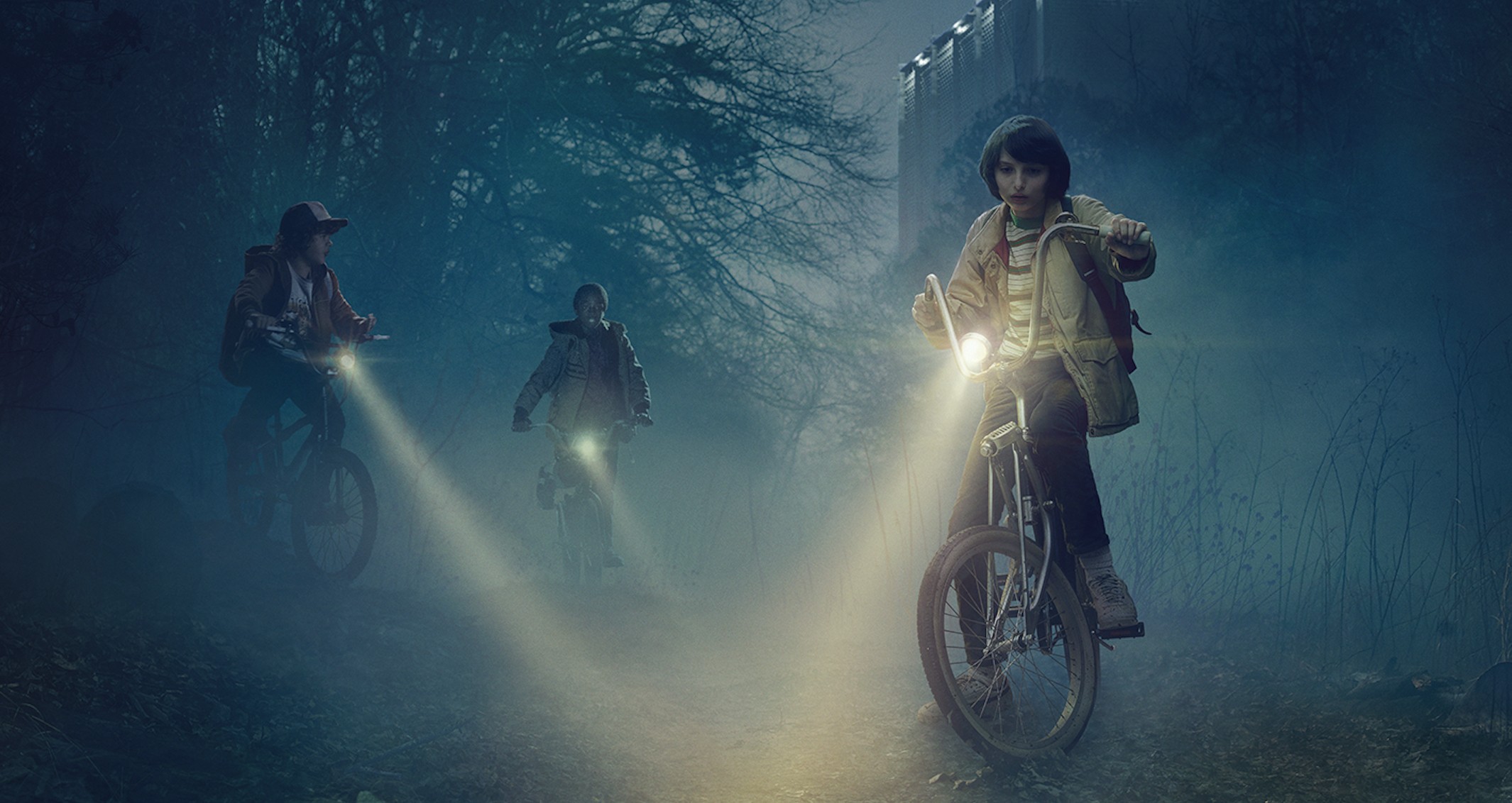Stranger Things, Bicycle, Night, Netflix Wallpaper