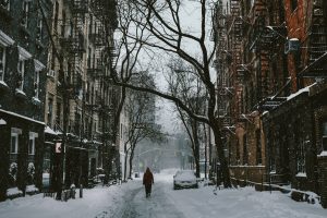 photography, City, Street, Snow