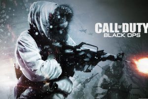 Call of Duty, Gun, Snow flakes, Snow, Video games, Call of Duty: Black Ops