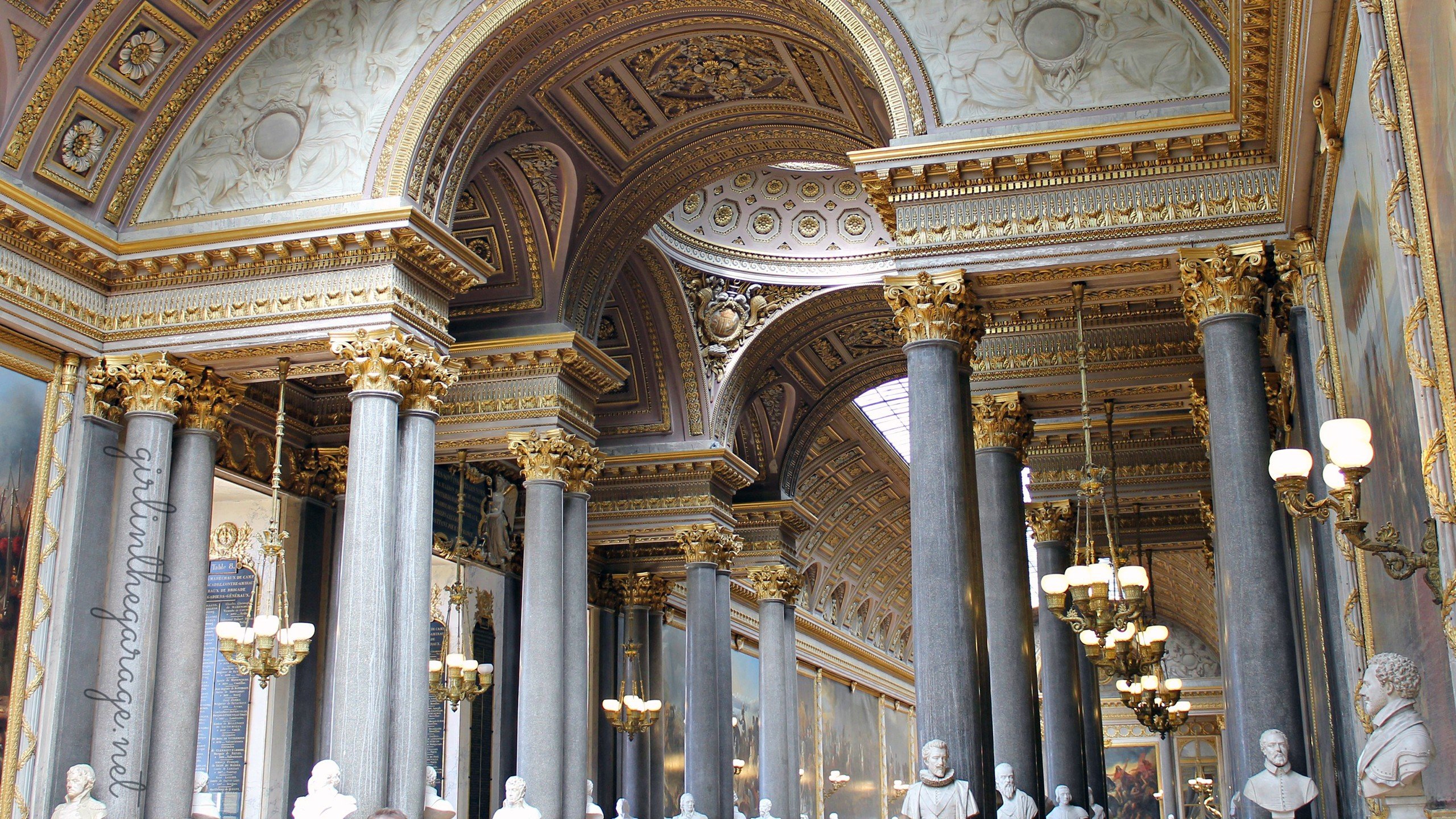 Château de Versailles, Palace, Gold, Marble Wallpapers HD / Desktop and