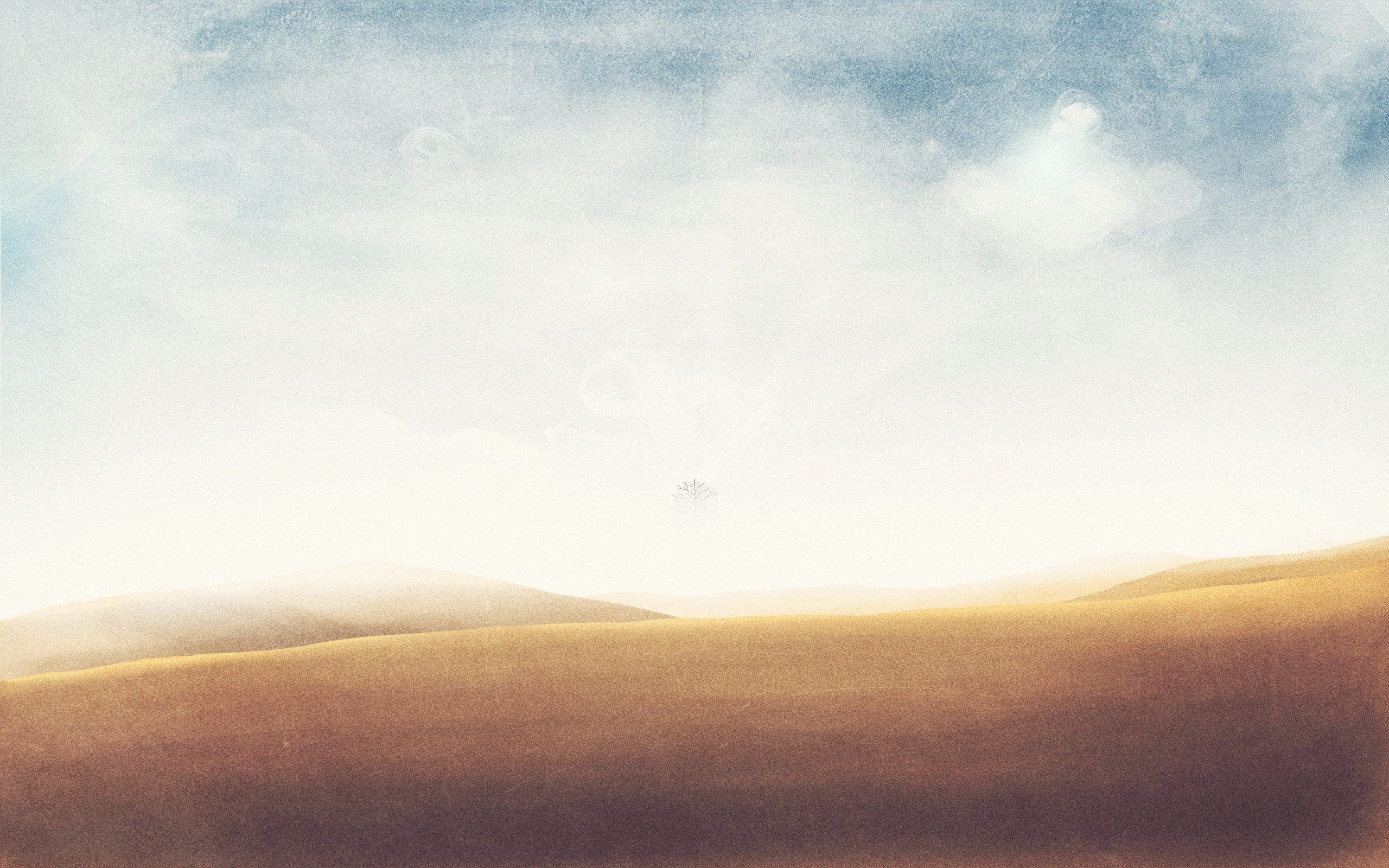 painting, Desert, Sand Wallpaper