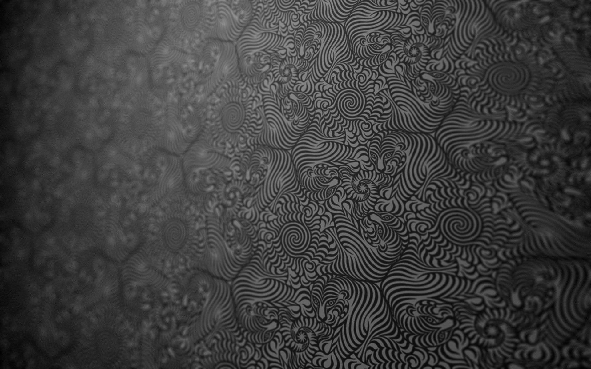 monochrome, Fractal Wallpaper
