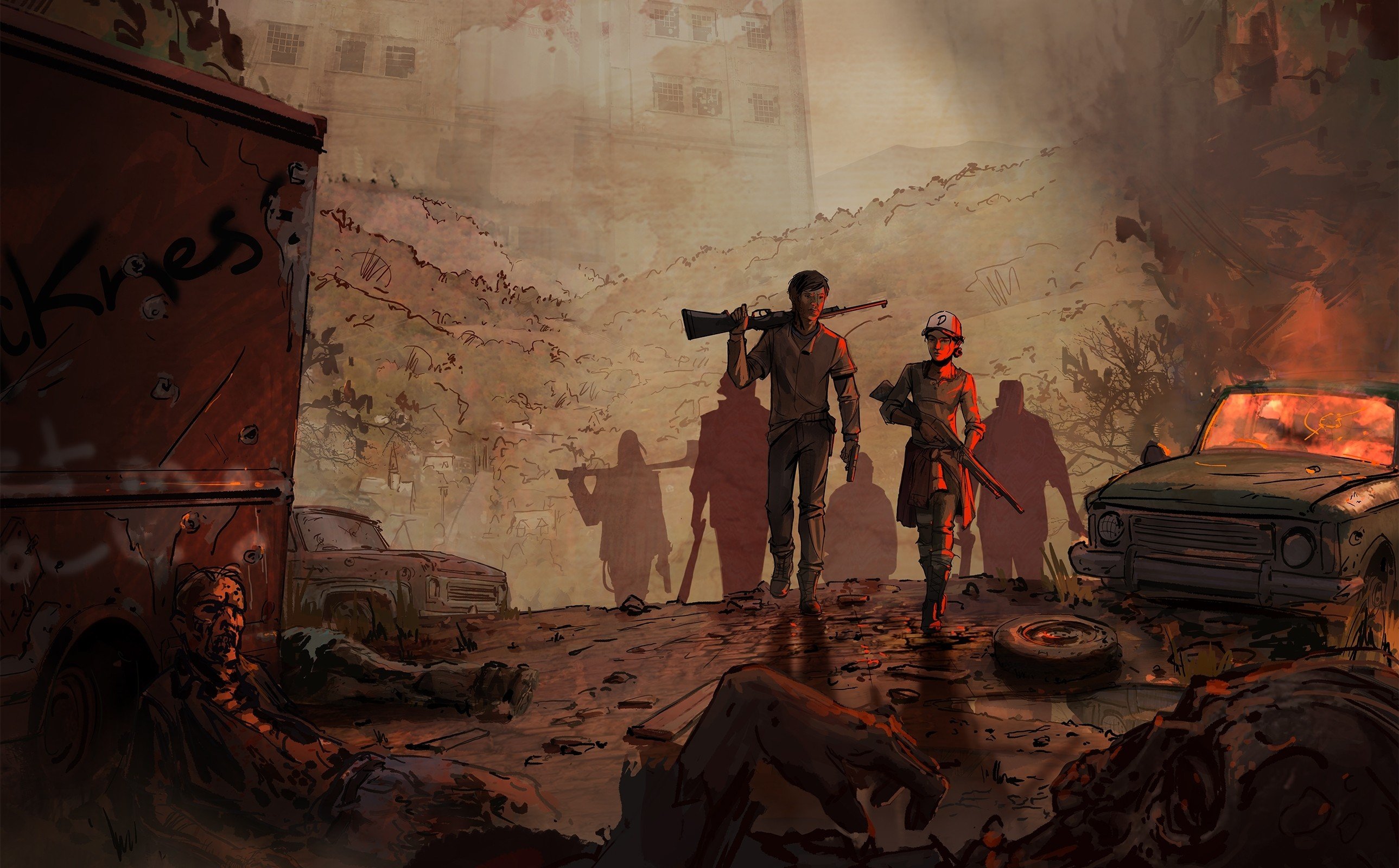 video games, Walking Dead: A Telltale Games Series Wallpaper