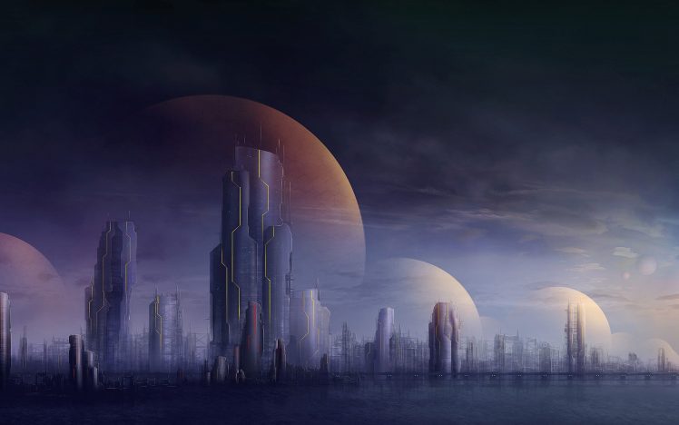 science fiction, Planet HD Wallpaper Desktop Background